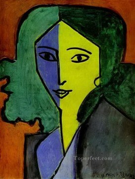 Henri Matisse Painting - Retrato de Lydia Delectorskaya, la secretaria del artista fauvismo abstracto Henri Matisse